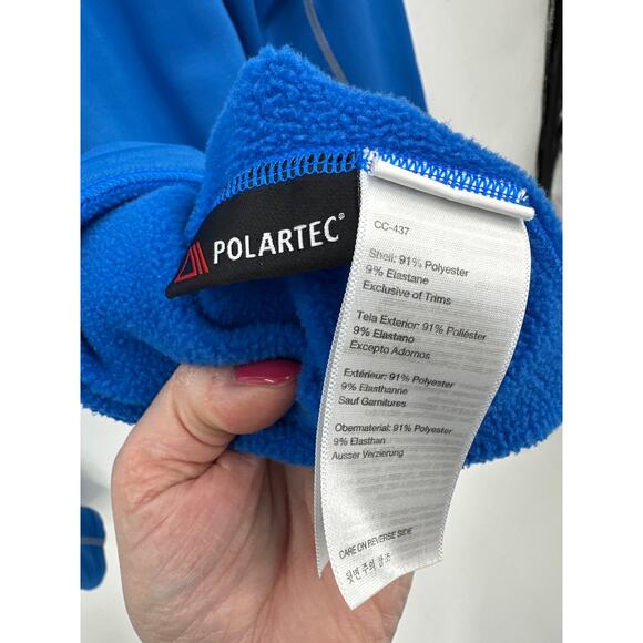 Marmot Blue Athletic quarter zip pullover sweatshirt Size large - Picture 5 of 5